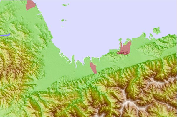 Tide stations located close to Saizyo, Ehime, Japan