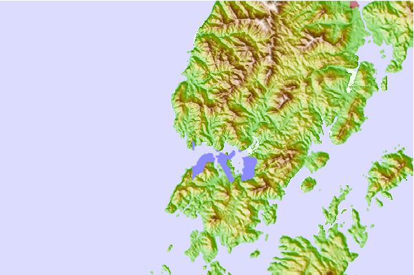 Tide stations located close to Sakitu Wan, Kumamoto, Japan