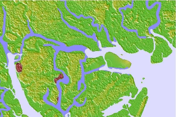 Tide stations located close to Sams Point, Lucy Point Creek, South Carolina