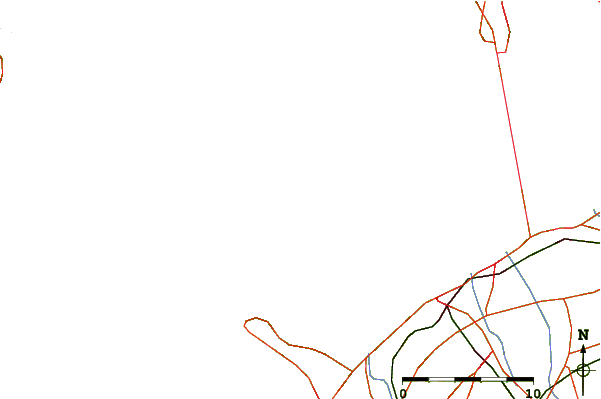 Roads and rivers around Sanagi, Kagawa, Japan