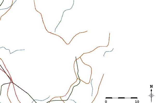 Roads and rivers around Sao Francisco do Sul, Brazil