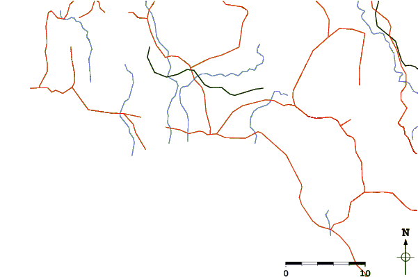 Roads and rivers around Savanna-la-Mar