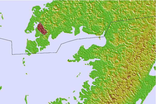 Tide stations located close to Saxis, Starling Creek, Pocomoke Sound, Chesapeake Bay, Maryland
