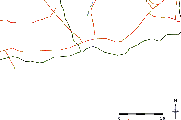 Roads and rivers around Saybrook Point, Connecticut River, Connecticut