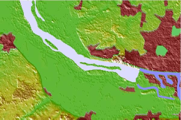 Tide stations located close to Schulau, Germany