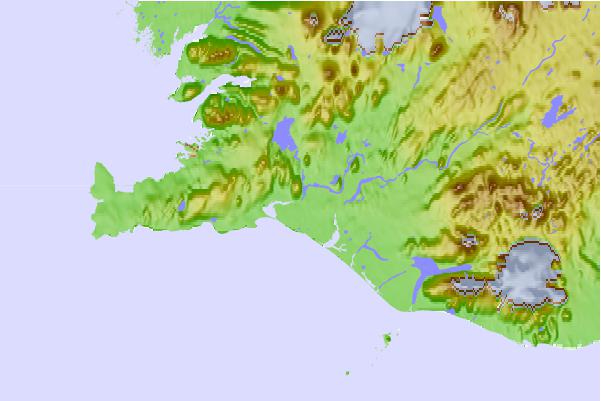 Tide stations located close to Selfoss