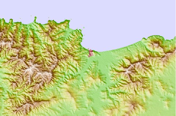 Tide stations located close to Skikda