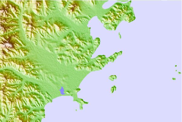 Tide stations located close to Slavyanka