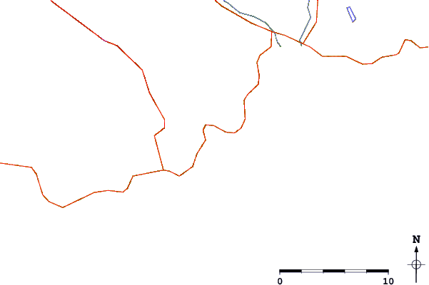 Roads and rivers around Spry Harbour, Nova Scotia