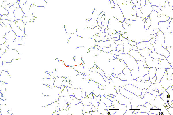 Roads and rivers around Strathcona Sound, Nunavut