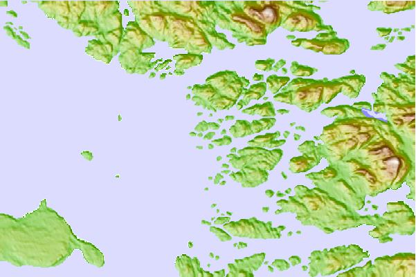 Tide stations located close to Sunday Harbour, British Columbia