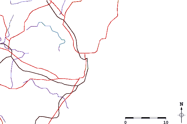 Roads and rivers around Sydney, Australia