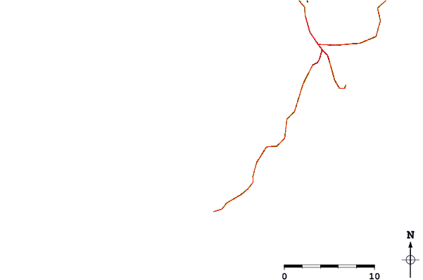 Roads and rivers around Takasima, Nagasaki, Japan