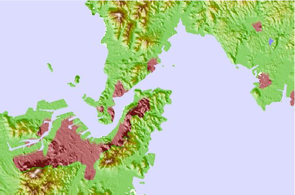 Tide stations located close to Tanoura, Hukuoka, Japan