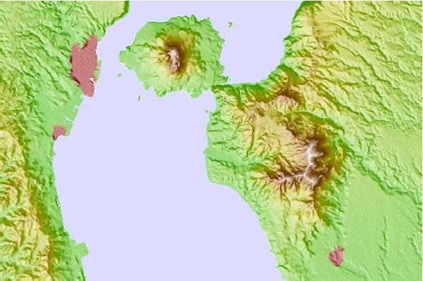 Tide stations located close to Tarumizu, Kagosima, Japan