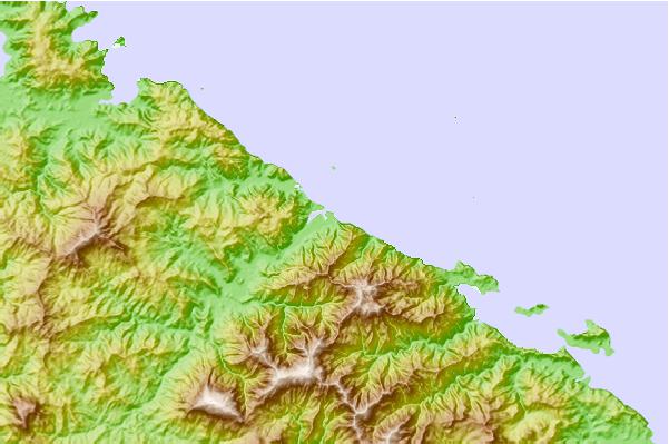 Tide stations located close to Thio, New Caledonia