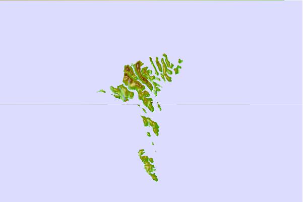 Tide stations located close to Tórshavn, Faroe Islands