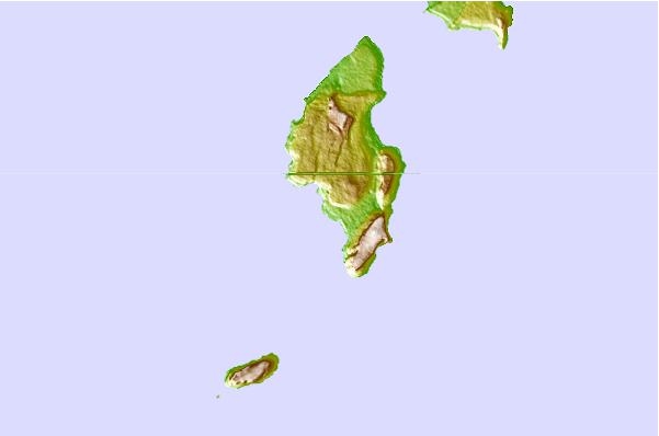 Tide stations located close to Tinian Island, Marianas Islands