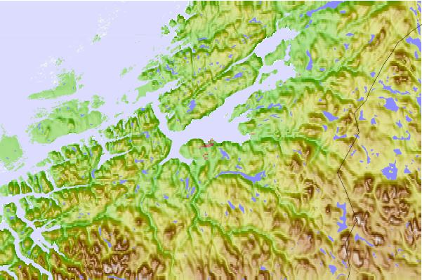 Tide stations located close to Trondheim, Norway