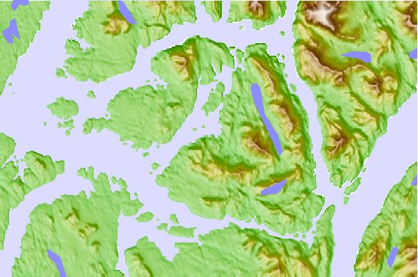 Tide stations located close to Troup Passage, British Columbia