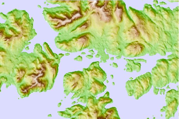 Tide stations located close to Ulloa Island, Ulloa Channel, Alaska