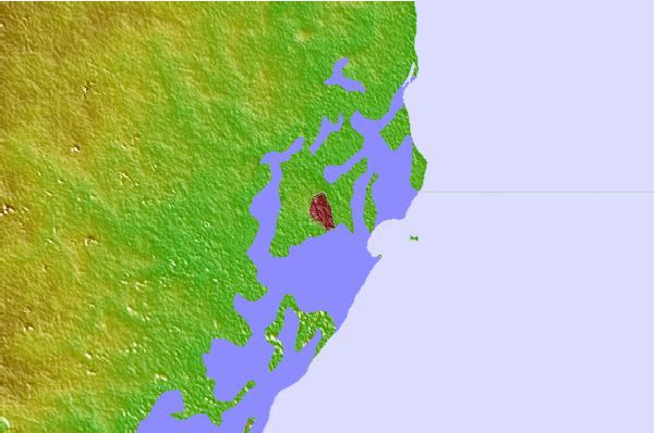 Tide stations located close to Umm Sa‘īd