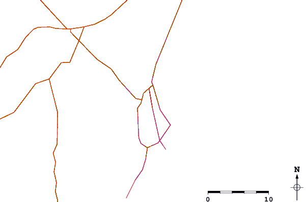 Roads and rivers around Umm Sa‘īd