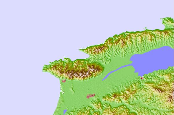 Tide stations located close to Uppurui Wan, Simane, Japan