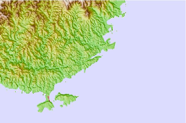 Tide stations located close to Uragami, Wakayama, Japan