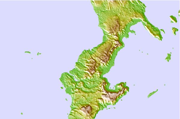 Tide stations located close to Urasoe-shiyakusho