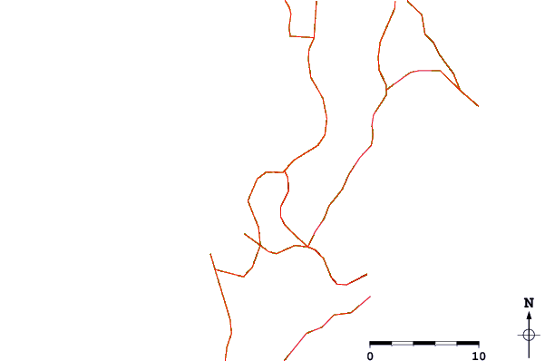 Roads and rivers around Urasoe-shiyakusho