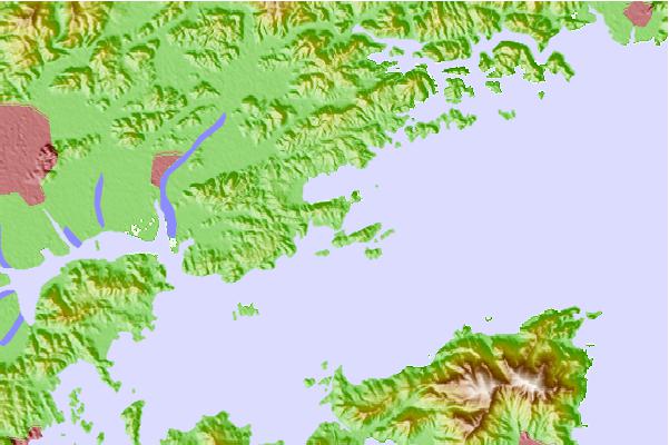 Tide stations located close to Usimado, Okayama, Japan