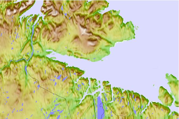 Tide stations located close to Vadsø