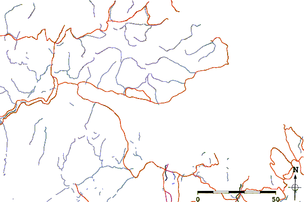 Roads and rivers around Vadsø