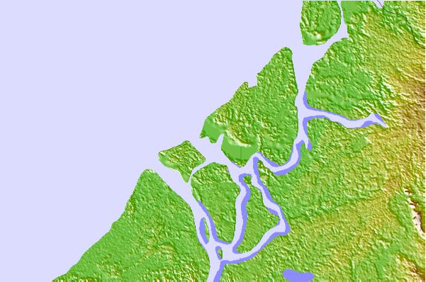 Tide stations located close to Valdez