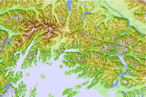 Tide stations located close to Valdez, Alaska