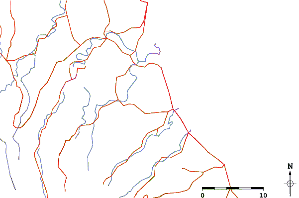 Roads and rivers around Varsity Lakes