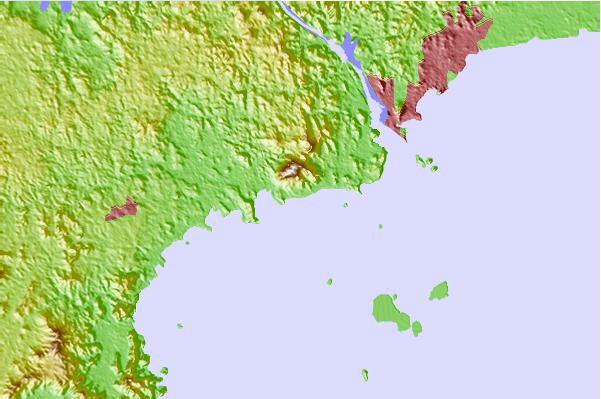 Tide stations located close to Veracruz