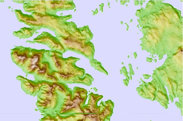 Tide stations located close to View Cove, Tlevak Strait, Alaska