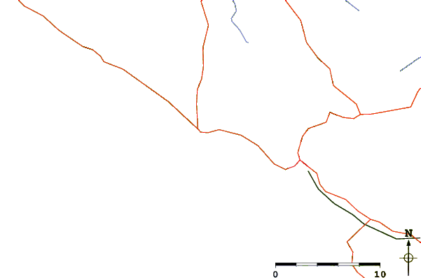 Roads and rivers around Vodice