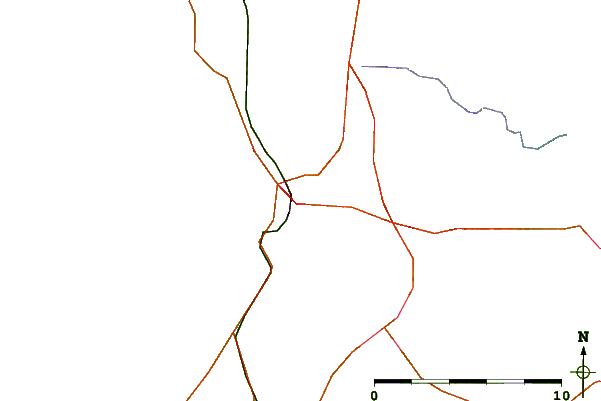 Roads and rivers around Vordingborg