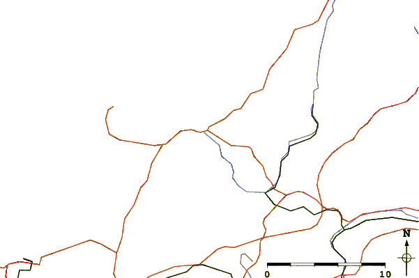 Roads and rivers around Wadebridge