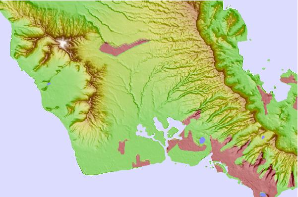 Tide stations located close to Waipi'o