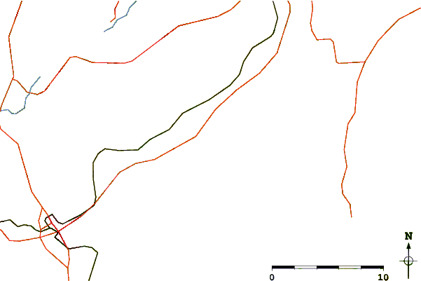 Roads and rivers around Walkers Landing, Pickering Passage, Puget Sound, Washington