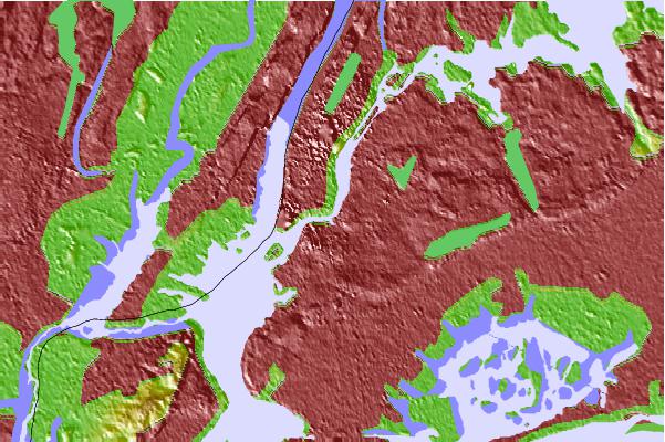 Tide stations located close to Wallabout Bay, East River, New York, New York