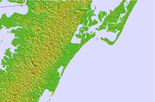 Tide stations located close to Wallops Island, Virginia
