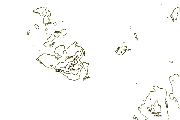 Shoreline around Warm Chuck Inlet, Tonowek Bay, Gulf of Esquibel, Alaska