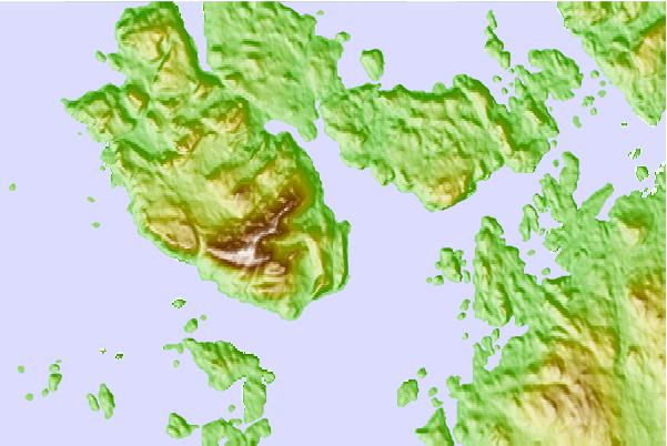 Tide stations located close to Warm Chuck Inlet, Tonowek Bay, Gulf of Esquibel, Alaska