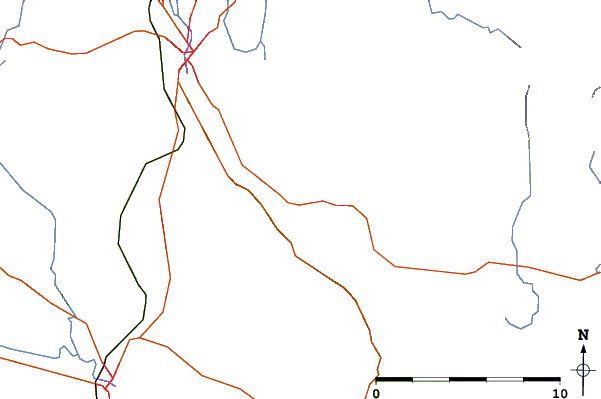 Roads and rivers around Warrenpoint