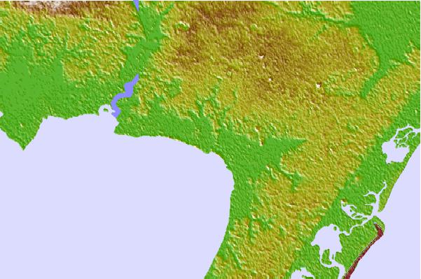 Tide stations located close to West Creek, 0.7 nautical miles above entrance, Delaware Bay, New Jersey